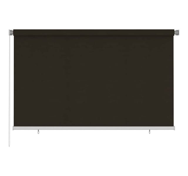 Außenrollo 240x140 Cm Braun Hdpe Vidaxl