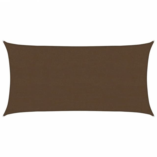 Sonnensegel 160 G/m² Braun 2x3,5 M Hdpe Vidaxl