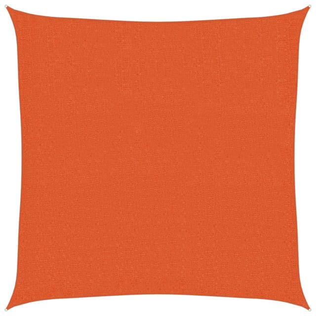 Sonnensegel 160 G/m² Orange 3x3 M Hdpe Vidaxl