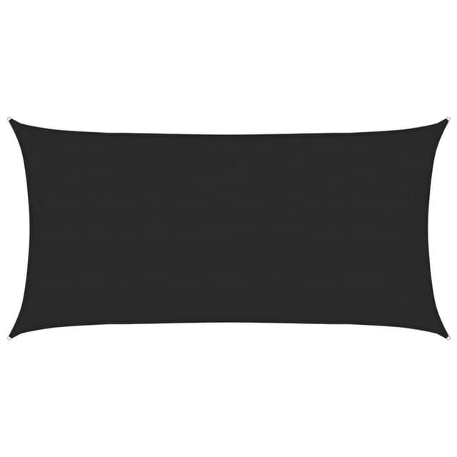Vidaxl Sonnensegel 160 G/m² Schwarz 4x7 M Hdpe