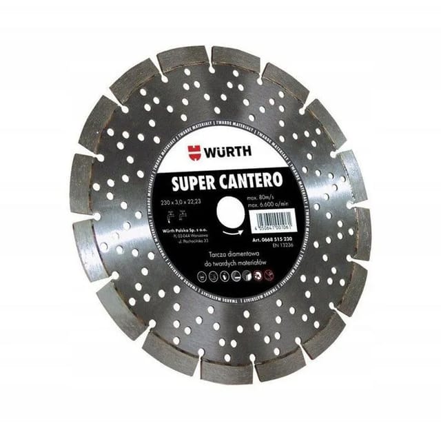 Diamanttrennscheibe Dedra Super Cantero 230 Mm Lasersegmente