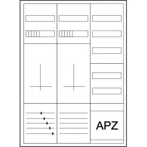 Eaton Zähler-komplettschrank Für 3-punktbefestigung, Ohne Bestückung, 191010