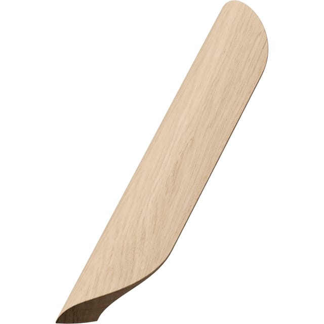 Griff Archive La 192mm, Holzgriff Robuster Möbelgriff Breite 240mm, Eiche Roh