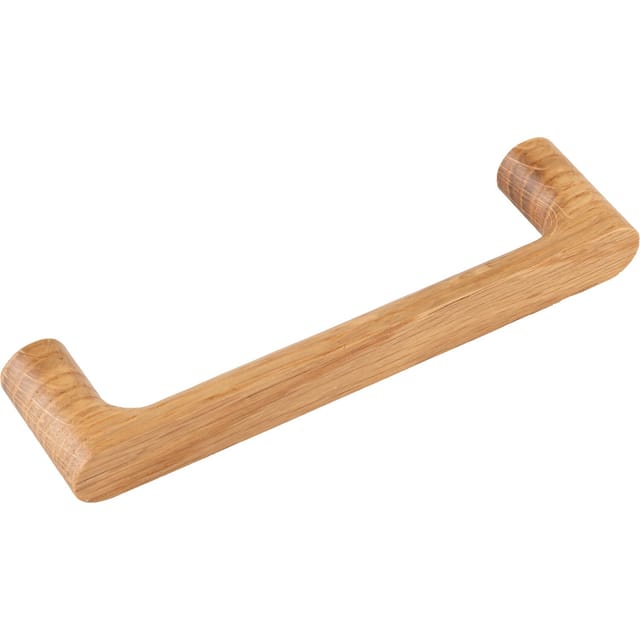 Griff Pinta La 128mm, Holzgriff Robuster Möbelgriff Breite 144mm, Eiche Lackiert