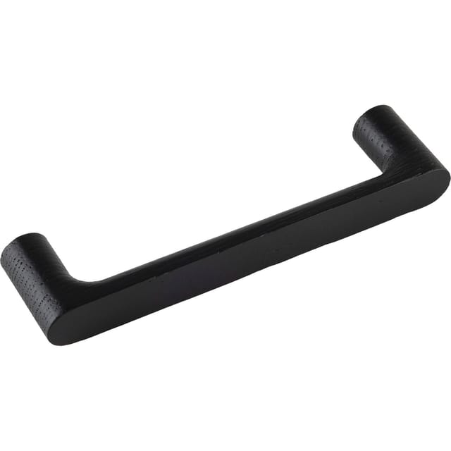 Griff Pinta La 128mm, Holzgriff Robuster Möbelgriff Breite 144mm, Esche Schwarz Gebeizt