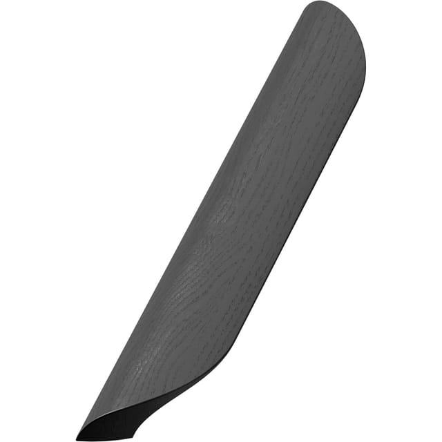 Griff Archive La 192mm, Holzgriff Robuster Möbelgriff Breite 240mm, Esche Schwarz Gebeizt