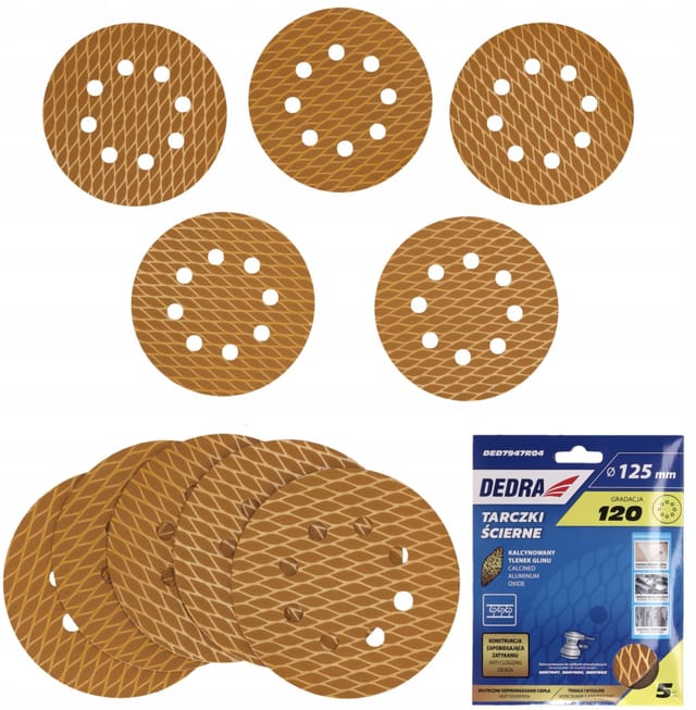Schleifscheiben Dedra Ded7947r04 125 Mm 50 Prozent Längere Lebensdauer