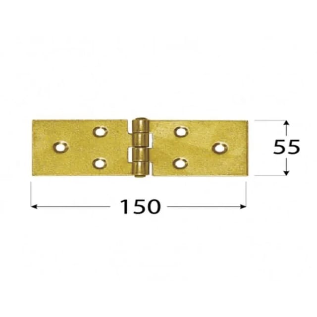 Scharniere Domax Hinge 8029 Verzinkter Stahl 150x55 Mm