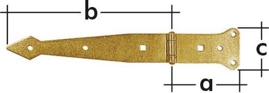 Türscharniere Domax 612301/816301 Langlebig Vielseitig 30 Cm