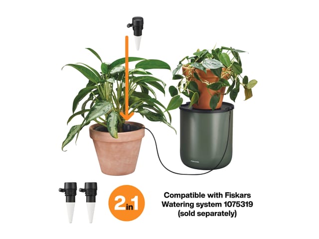 Automatische Bewässerung Fiskars Plant Care 2 Stück Keramik