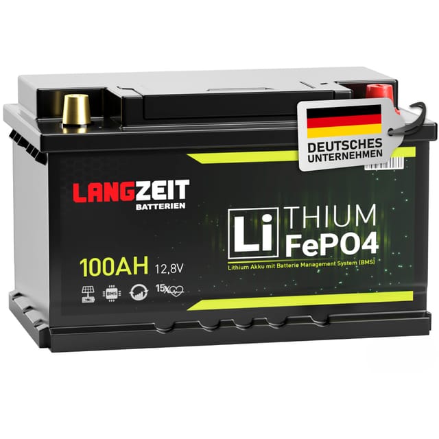 Langzeit Lifepo4 Batterie 100ah 12v