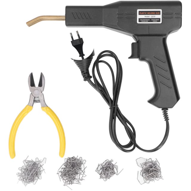 50w Heißluft-heißluftgerät, Schweißgerät, Werkstattwerkzeug, Auto-stoßstangen-reparaturset, Schwarz, Schweißreparaturmaschine, Eu-stecker 220v