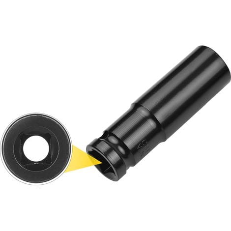 1/2-zoll-sechskant-schlagschrauber-set, 10-teilig, Tiefe Metrische Töne 10–24 Mm, Cr-v, Mit Hartschalenkoffer