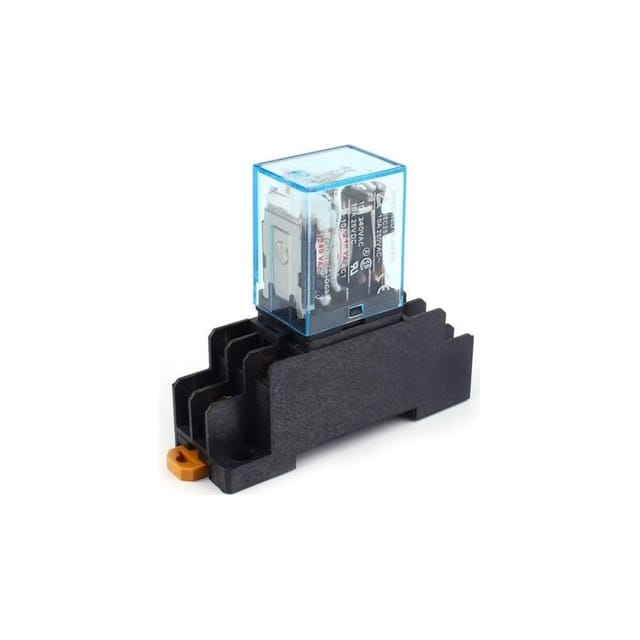 Neues Ac 220v 10a Dpdt Ly2nj Hh62p Hhc68a-2z Spulenleistungsrelais Mit Sockel.