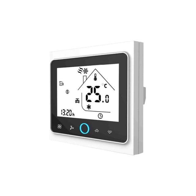 Wlan-thermostat Für Gaskessel, Intelligenter Thermostat, Lcd-display (tn-bildschirm), -weiß/schwarz