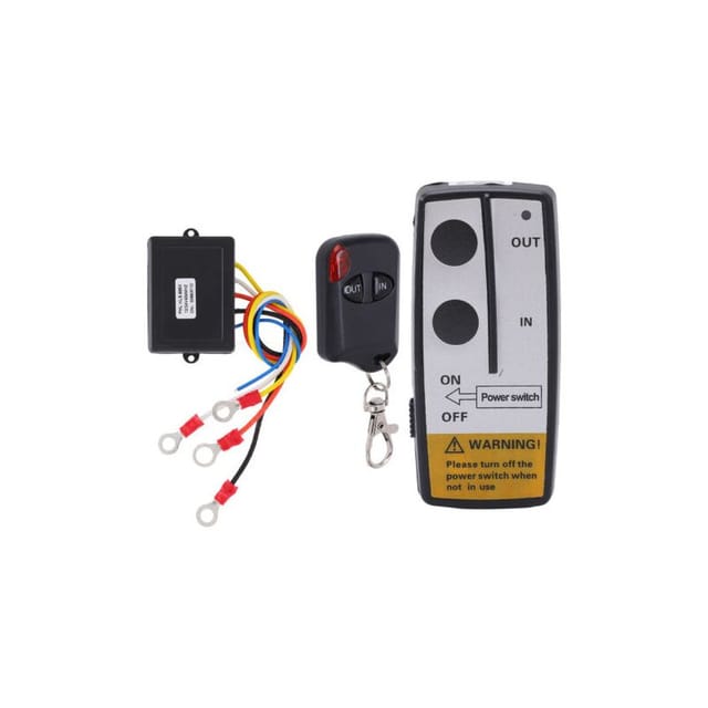 Kabelloses Seilwinden-fernbedienungsset Mit Empfänger 12v 24v Universal 75ft Langstrecken-zubehör
