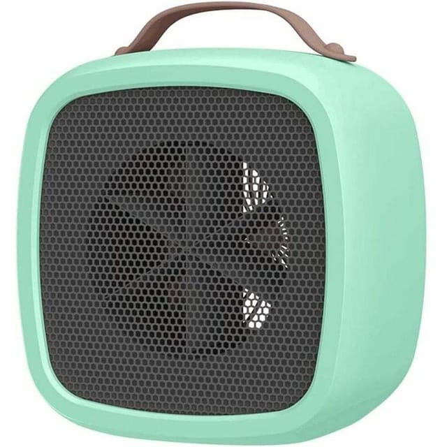 Heizlüfter, Kleiner Tragbarer Elektrischer Heizlüfter, Heizlüfter Für Das Badezimmer, Mini-keramik-heizlüfter ​ Zusatzheizung ​ Für Büroheizgerät 400 W - 10×14×14cm (ve