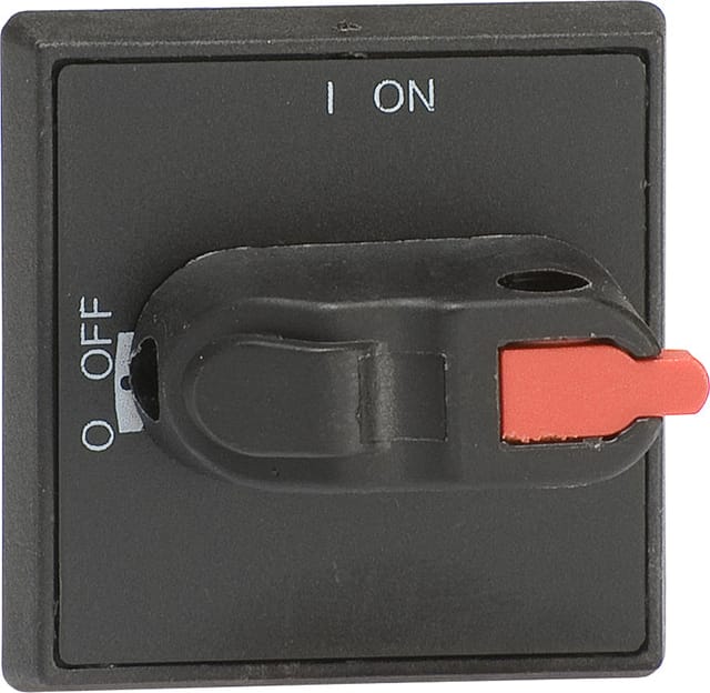 ABB IP54 Vorhängeschloss Wählhebel OT16-125FT Schwarz - 1SCA105234R1001