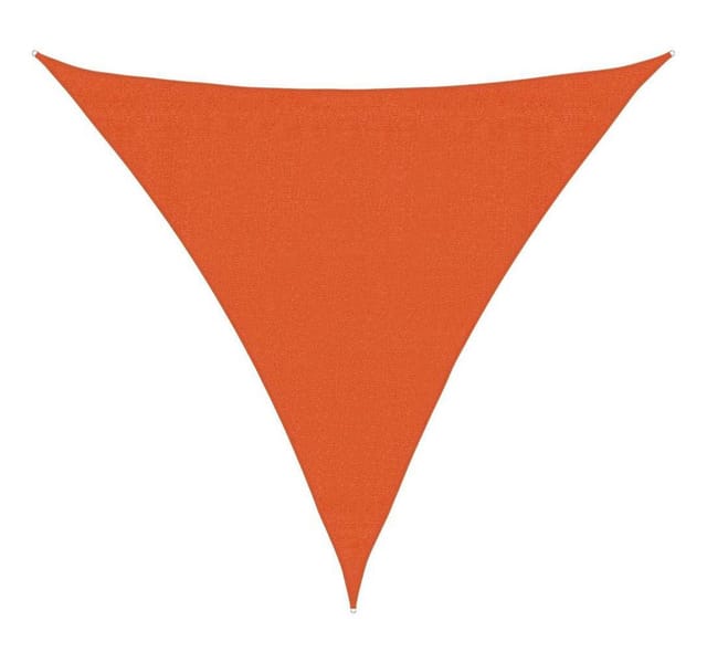 Sonnensegel 160 G/m² Dreieckig Orange 3,6x3,6x3,6 M Hdpe Vidaxl