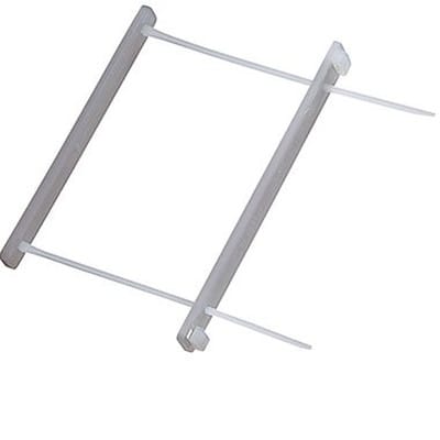 Abheftbügel 60780003 60mm Deckschiene Polypropylen transparent
