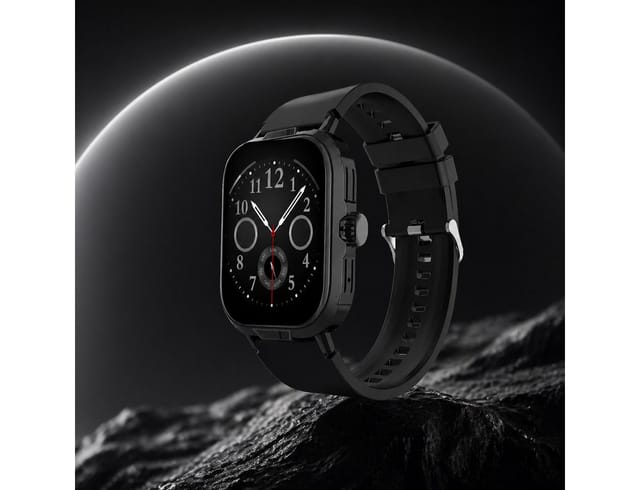 JTC-24 Smartwatch SWAir9 mit Bluetooth Telefonie Smartwatch (5 cm/2,01" Zoll), Gesundheitsmessung (Puls, Blutdruck, SpO2)