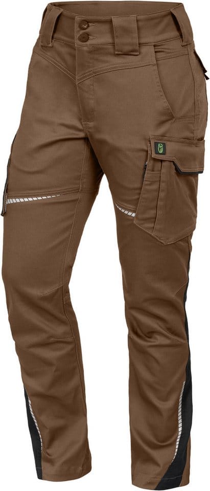 Triuso Leibwächter Damen Bundhose Ohne Knietaschen Flex-line Flxdho29 Gr. 42 Haselnuss/schwarz