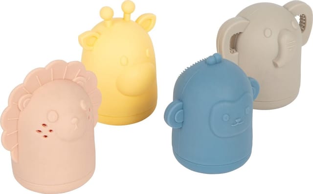 Small Foot Silikon Badespielzeug Set 4-teilig
