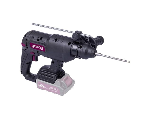 Gomag Akku Bohrhammer Go-boh230bl 20v Sds+ Led + 2,2 Joule Schlagbohrhammer