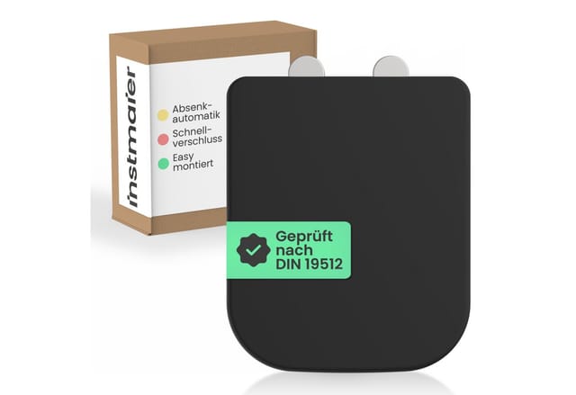Helma Duroplast Wc-sitz Black, E-form, Mit Absenkautomatik Und Schnellverschluss
