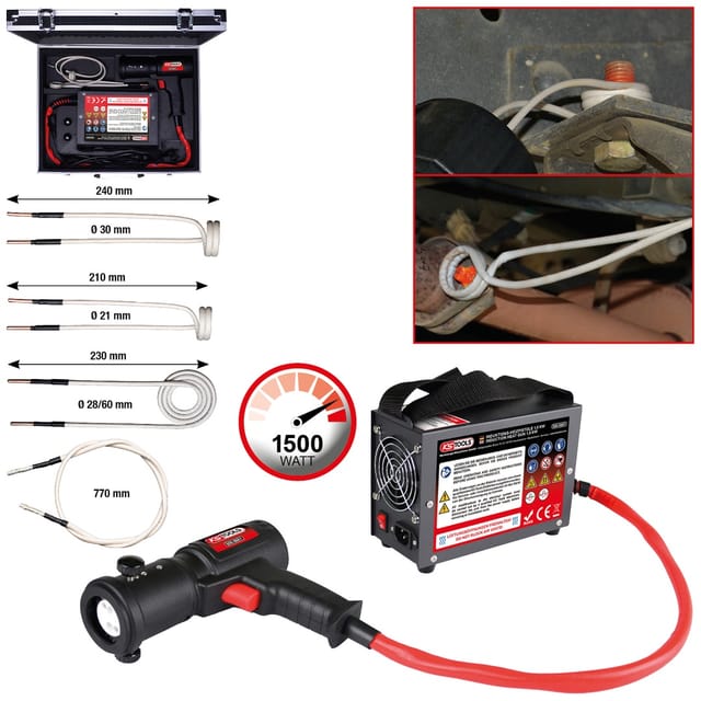 Ks Tools Induktions-heizpistolen-satz, 5-tlg, 1,5 Kw
