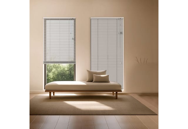 Alu Jalousie Soldecor Ja2 Klemmfix, 100x175cm, Hellgrau Matt