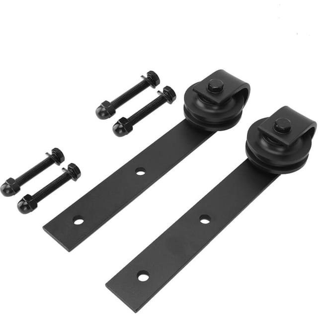 1 Paar Geräuschlose Gleitschienen-rollen-sets Aus Kohlenstoffstahl Für Schiebetürbeschläge.