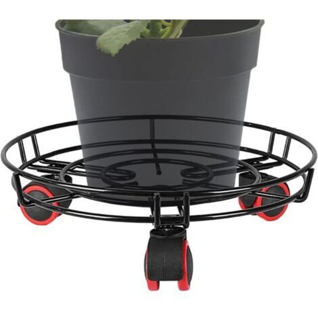 Rollbare Plattformen, Schwerlast-pflanzgefäßträger – Transportwagen Mit Rädern Für Garten, Haus, Terrasse, Außenbereich, Innenbereich, Hof, Blumentopf, Einfahrt, Rasen