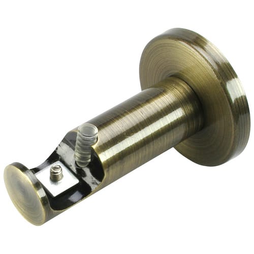 LIEDECO Gardinenstangen-Träger, Ø 20 mm, Metall - braun