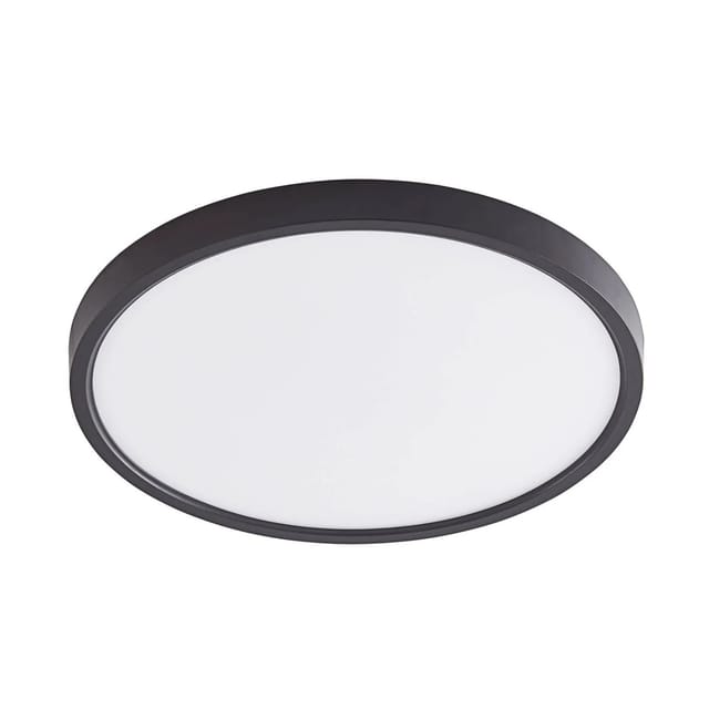 Lindby LED Deckenleuchte Pravin 10013298 Modern in Schwarz 1-flammig Wohnzimmerleuchte
