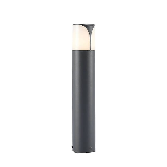 Lucande Außenleuchte Paikea 9617069 Spritzwassergeschützt Modern in Schwarz aus Aluminium 1-flammig E27