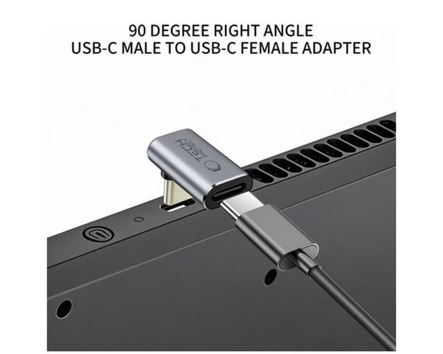 Tech-Protect Ultraboost AA02 USB-C Angle Adapter - Grey