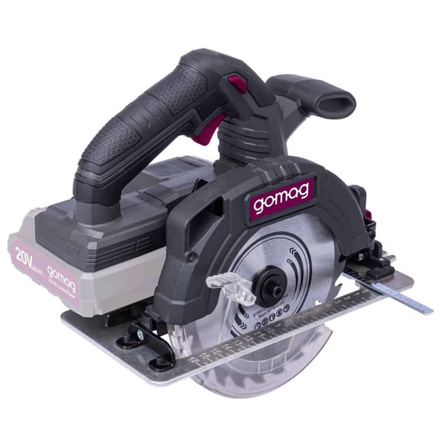 Gomag Akku-handkreissäge Go-hks165bl 20v Kreissäge 55mm Schnitthöhe Mit Led