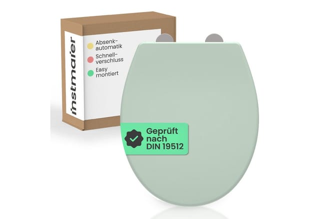 Helma Duroplast Wc-sitz Sage, Mit Absenkautomatik Und Schnellverschluss