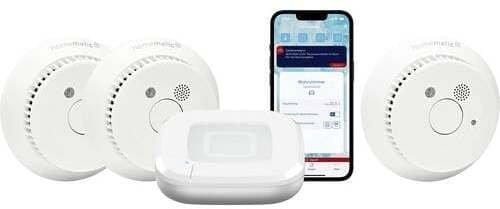 Rauchmelder Set Eq3 Homematic Ip Fünf Kompakte Stück
