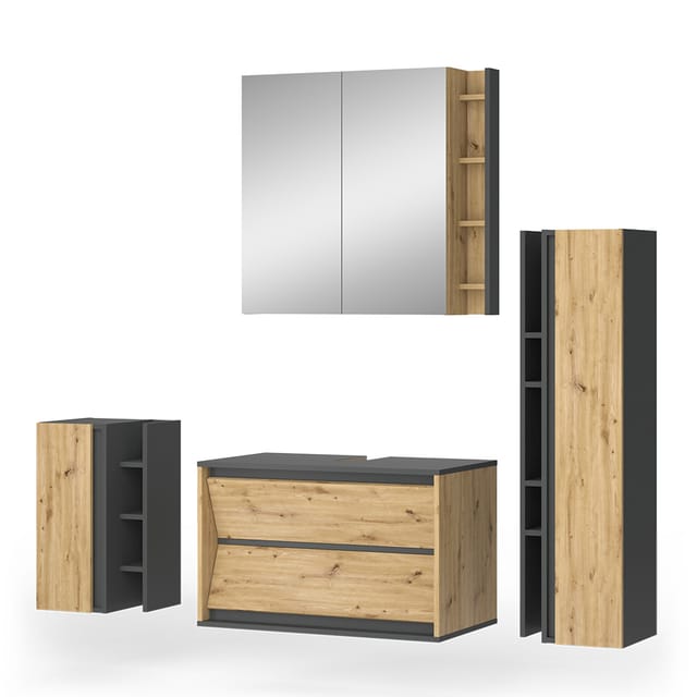 Badmöbel-set Edelin, Artisan, 4 Teile, Vicco