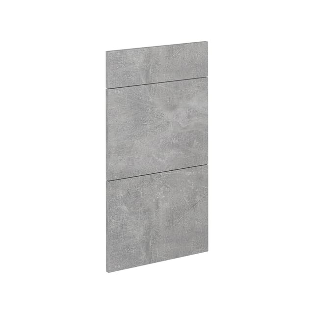 Küchenfront R-line, Beton, 39.6 X 70.4 Cm Möbelfront Für Den Schubladenunterschrank, Vicco