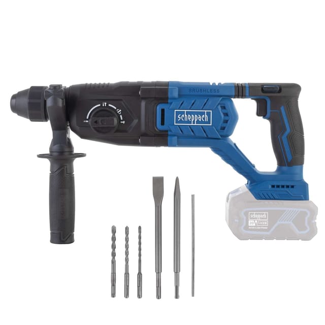 Akku Bohrhammer 20v 2.8j Brushless Sds-plus Scheppach Bc-dh290-x