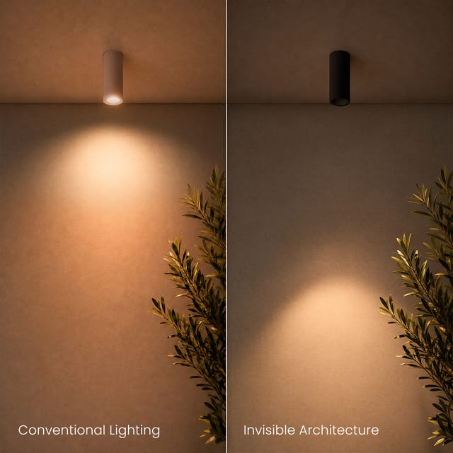 Led Deckenleuchte Ø40 Mm Eclipse S Aurlux Lighting 2700k Standard Schwarz 3 W Decke