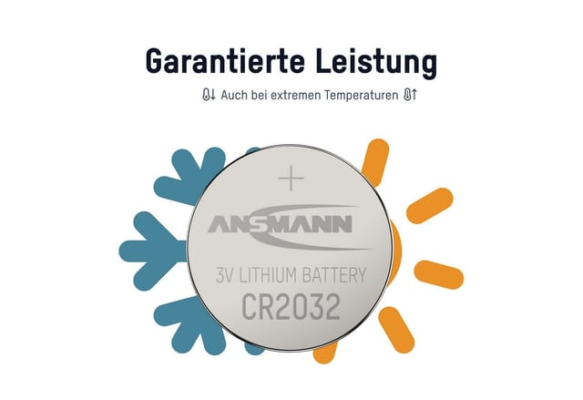 Ansmann Cr2032 Lithium Knopfzelle Batterie Für Autoschlüssel Funkschlüssel