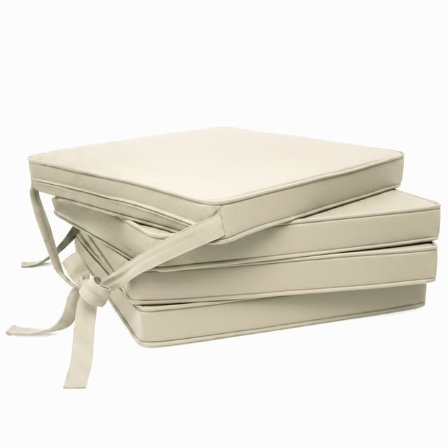 4er Set Loft Sk Stuhlkissen Natur, 45x40x5cm