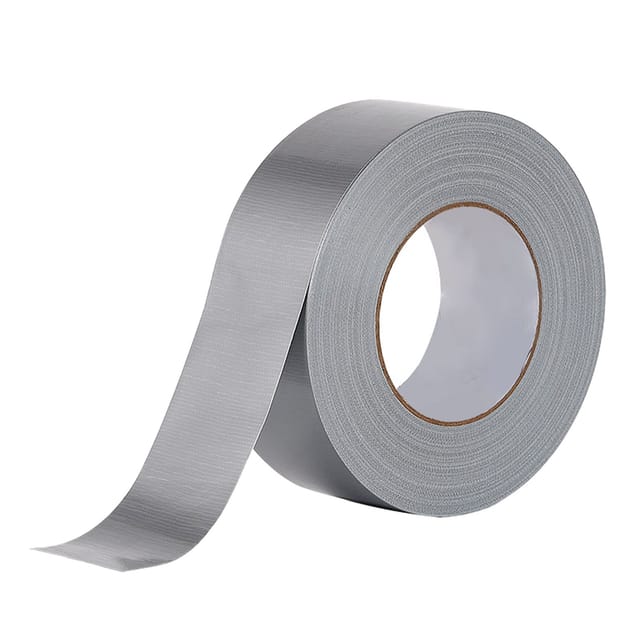Hochleistungsfähiges, Wasserdichtes, Rückstandsfreies Silbernes Gewebeband Mit Einseitigem Klebstoff Für Rohrleitungssysteme, 10 M Lang, 20 Mm Breit.