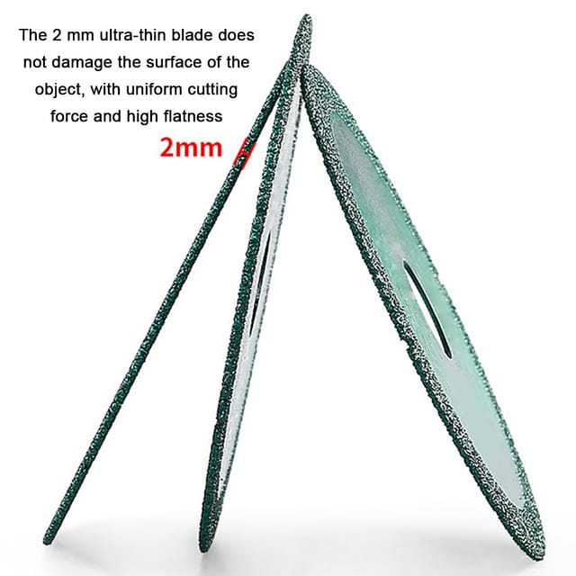 Multifunktionale Diamanttrennscheibe, Verbundsägeblatt Mit Hochmanganhaltiger Stahlmatrix, 100 Mm Durchmesser Keramikfliesentrennscheibe Für Winkelschleifer, Steinschneider