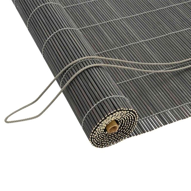 Rollo Grau 40 X 160 Cm Bambus Vidaxl
