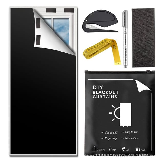 Bohrfreies Verdunkelungsrollo, 145 X 200 Cm, Thermorollo, Fenstervorhang, Verdunkelungsstoff, 100 % Verdunkelungsmaterial Für Babyzimmer Oder Büro